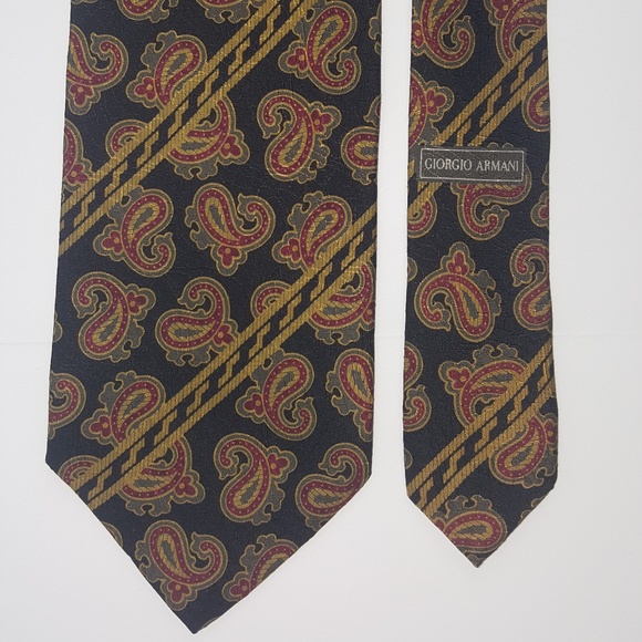 Giorgio ARMANI Italian Silk Tie Cravatte GOOD! - Picture 2 of 4